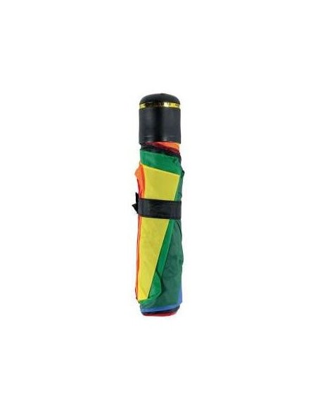 OMBRELLO NYLON MINI  ARCOBALENO FOD. PVC