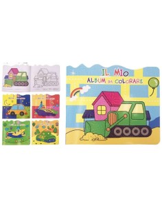 ALBUM DA COLORARE 21x18 3D 24 Pagine  (12 Pz)