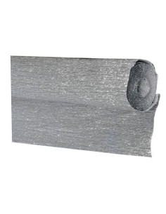 CARTA CRESPA ALLUMINIO cm.150x50 mt. ARGENTO