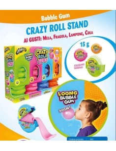 CRAZY ROLL GUM STAND 15 gr. ( 36 Pz)