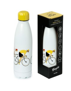 BOTTIGLIA TERMICA IN ACCIAIO 500 Ml - BICICLETTA -