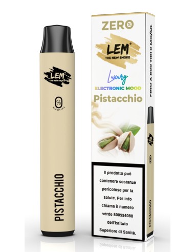LEM SIG. EL. GETTAVIA NICOTINA -0- 2 ml (10Pz) PISTACCHIO cod.pr