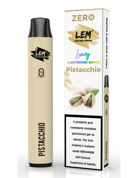 LEM SIG. EL. GETTAVIA NICOTINA -0- 2 ml (10Pz) PISTACCHIO cod.pr