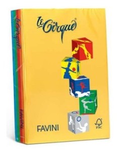 CARTA A4 FAVINI 4 COLORI ASS.TI FORTI 160 gr. (100 fg)