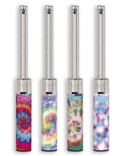 ACCENDIGAS CLIPPER TUBE TIE DYE (12 Pz)