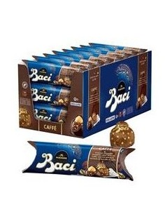 BACI PERUGINA TUBO 3 pz CAFFE' 37.5 gr. (21 Pz)