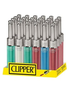 ACCENDIGAS CLIPPER MINITUBE CRYSTAL (24 Pz)