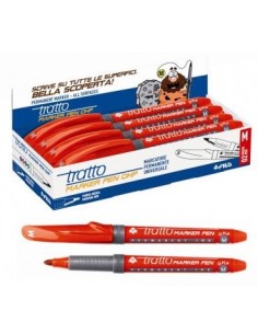 TRATTO MARKER PEN OHP ROSSO P.F. (8 Pz)