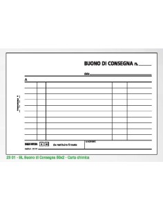 BLOCCO BUONO DI CONSEGNA 50x2 copie 120x170 (30 Pz)