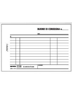 BLOCCO BUONO DI CONSEGNA 33x3 copie 120x170 (30 Pz)