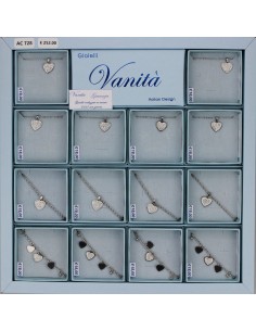 EXPO BRACCIALI ACCIAIO E ZIRCONI (14 Pz)