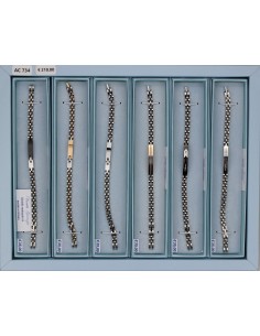 EXPO BRACCIALI ACCIAIO (6 Pz)