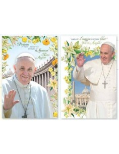 BIGL. MICART AUGURI PAPA FRANCESCO (8 bigl)