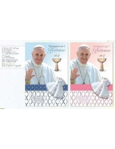BIGL. MICART BATTESIMO PAPA FRANCESCO (8 bigl)