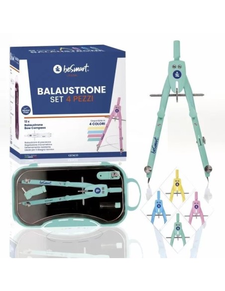BALAUSTRONE 4 PZ CON FRIZIONE E PROLUNGA BE SMART