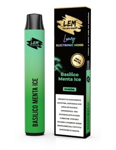 LEM SIGARETTA ELETTR. USA E GETTA (10Pz) GUSTO BASILICO MENTA IC