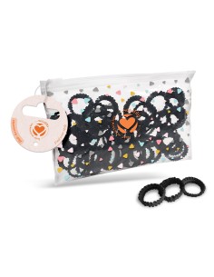 ELASTICI MINI 40 PZ NERI (12 Pz)