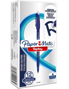 PENNE REPLAY STICK BLU (12 Pz)