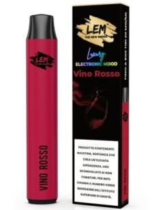 LEM SIGARETTA ELETTR. USA E GETTA (10Pz) GUSTO VINO ROSSO cod.pr