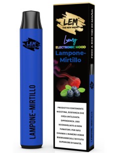 LEM SIGARETTA ELETTR. USA E GETTA (10Pz) GUSTO LAMPONE MIRTILLO