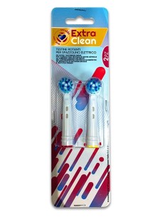TESTINE SPAZZOLINO ELETTRICO 2 PZ EXTRA CLEAN