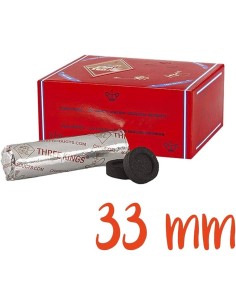 CARBONE PER NARGHILE'  33 mm (100 Pz)