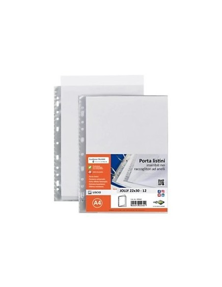 BUSTE PLAST.p/listino ANTIRIFLESSO S100 (50 Pz)