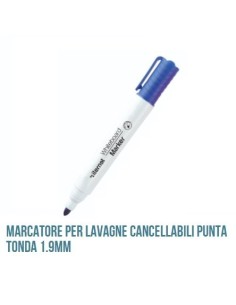 MARCATORE LAVAGNE P.TONDA BLU (12 Pz)