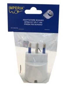 IMPERIA ADATTATORE SCHUKO BIANCO 17 A BS