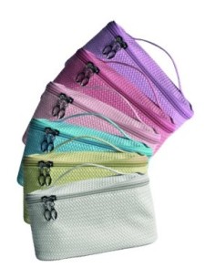 BEAUTY CASE INTRECCIATO 3 PZ COL. ASS.TI