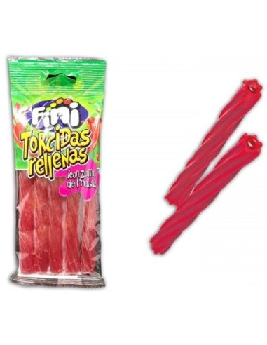 FINI TORCIDAS FRAGOLA RIPIENA 90 Gr. (12 Pz)