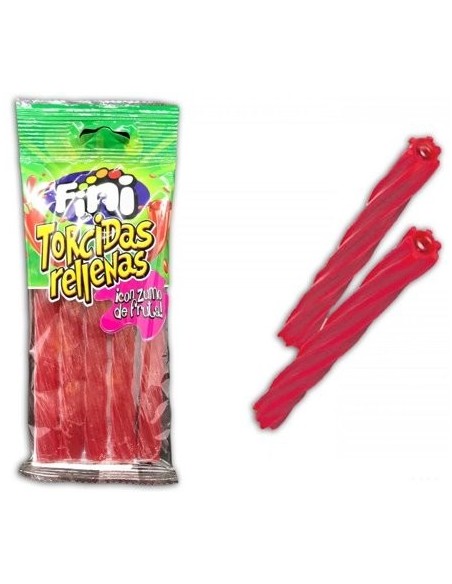 FINI TORCIDAS FRAGOLA RIPIENA 90 Gr. (12 Pz)