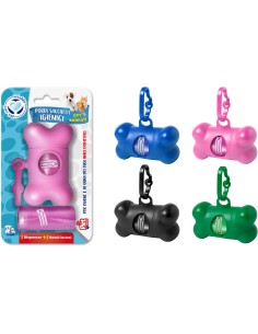 PORTASACCHETTI IGIENICI PET + 2 Rotoli (12 Pz)