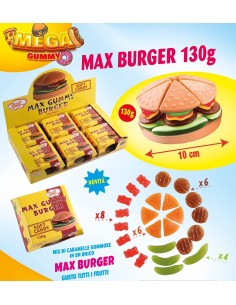 MAX BURGER GUMMY 130 gr. (6 Pz)