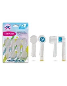COPRITESTINE PER. SPAZZ. ELETTRICO 4 PZ