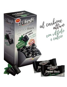 COLFRESH DUETTO DENTAL BLACK CARBONE ATTIVO (200 Pz) 560 gr