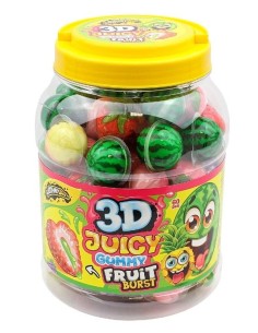 3D JUICY GUMMY WATERMELON 18 gr (60 Pz)
