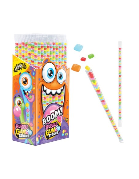 BUBBLE GUM STRAWS (90 Pz)