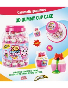 3D JUICY GUM CUP CAKE (60 Pz)