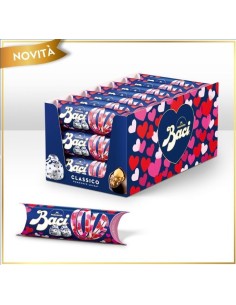 BACI PERUGINA TUBO INTRECCI 3 Pz 21x37.5 gr. Fondente Classico