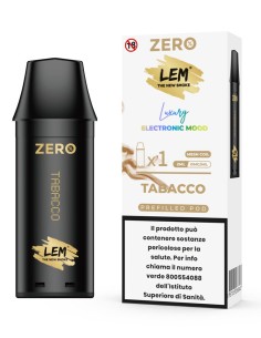 LEM CARTUCCIA TABACCO 0 NICOTINA (5 Pz) cod.prod.PL0014599
