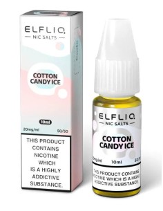 ELFLIQ NIC SALTS-COTTON CANDY ICE- 2% 10 ml (5 Pz) cod.prod. PLN