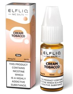 ELFLIQ NIC SALTS-CREAM TOBACCO- 2% 10 ml (5 Pz) cod.prod. PLN010