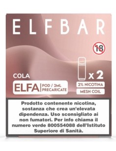 ELFBAR ELFA PREFILLED 2 Refill POD COLA 20 ml cod.prod. PLN01081