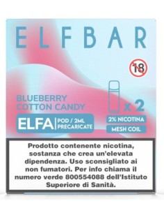 ELFBAR ELFA PREFIL.2 Refill POD BLUEBERRY COTTON CANDY 20ml cod.