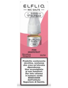 ELFLIQ NIC SALTS-PINK LEMONADE- NICOTINA 1% 10 ml (5 Pz) cod.pro