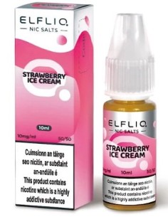 ELFLIQ NIC SALTS-STRAWBERRY ICE CREAM 1% 10 ml (5 Pz) cod.prod.