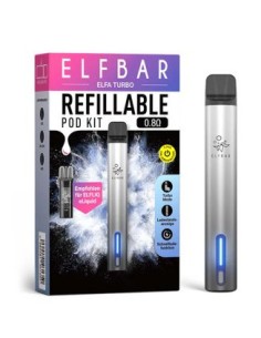 ELFBAR ELFA TURBO RICARICABILE KIT AURORA BLACK