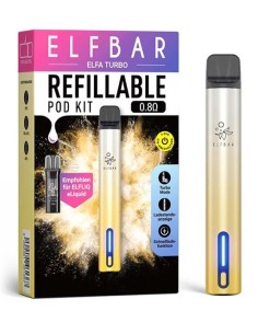 ELFBAR ELFA TURBO RICARICABILE KIT AURORA GOLD