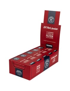 FILTRI 9 mm Dr.Perl Junior CARBONE ATTIVO CON 2 CERAMIC CAPS (10
